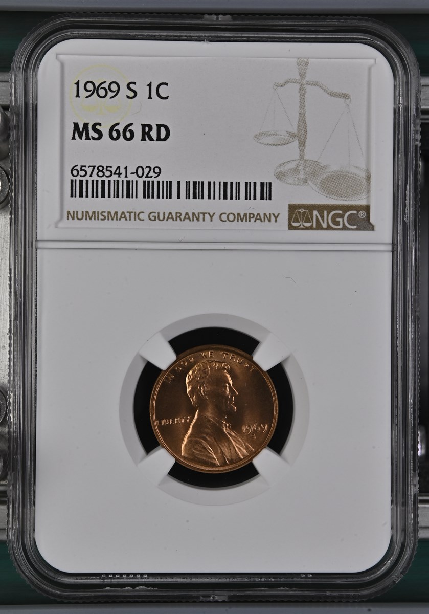 1969S 1C MS66 RD NGC 6578541-029 Slab Obverse.jpg