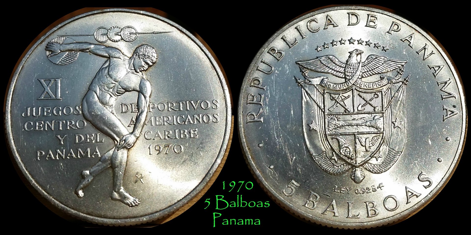 1970 Panama 5 Balboas.jpg