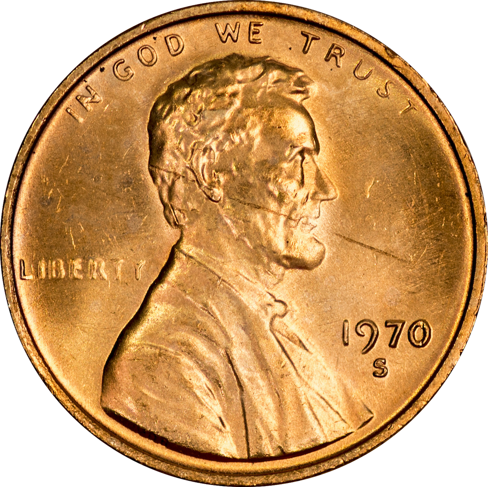 1970 S Lincoln Cent SD 1 - Obverse.png