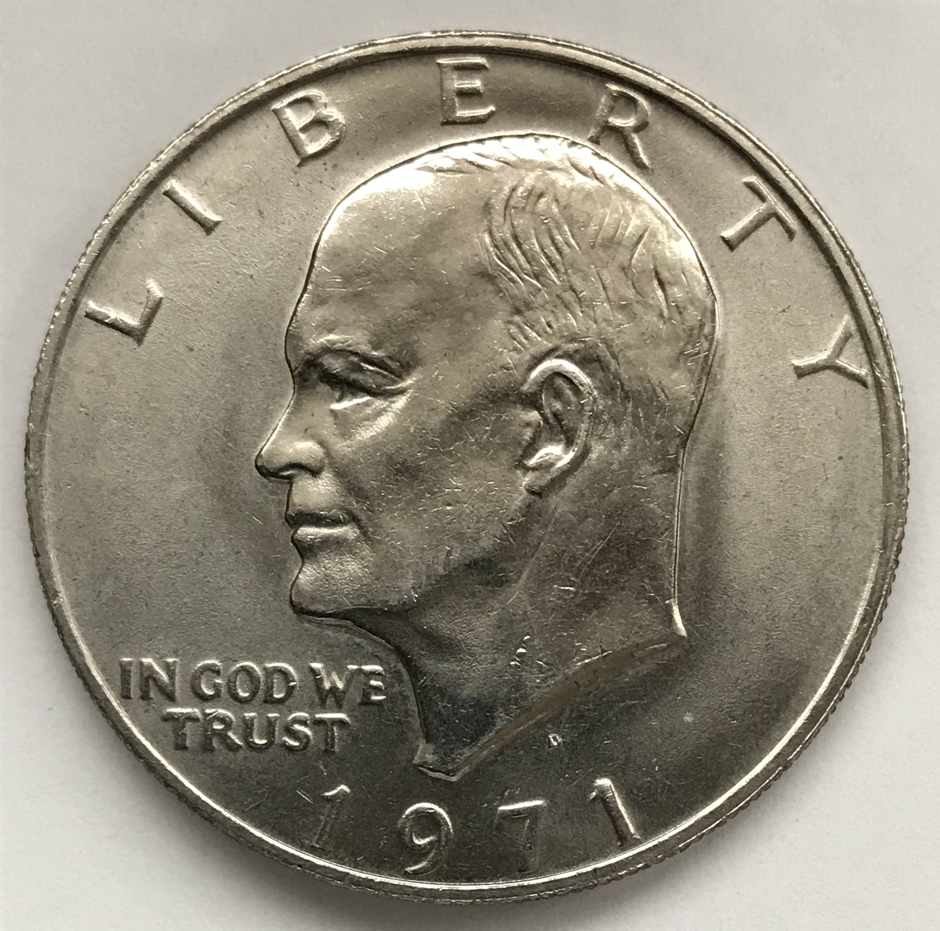 1971 D Eisenhower Dollar - Obverse.JPG
