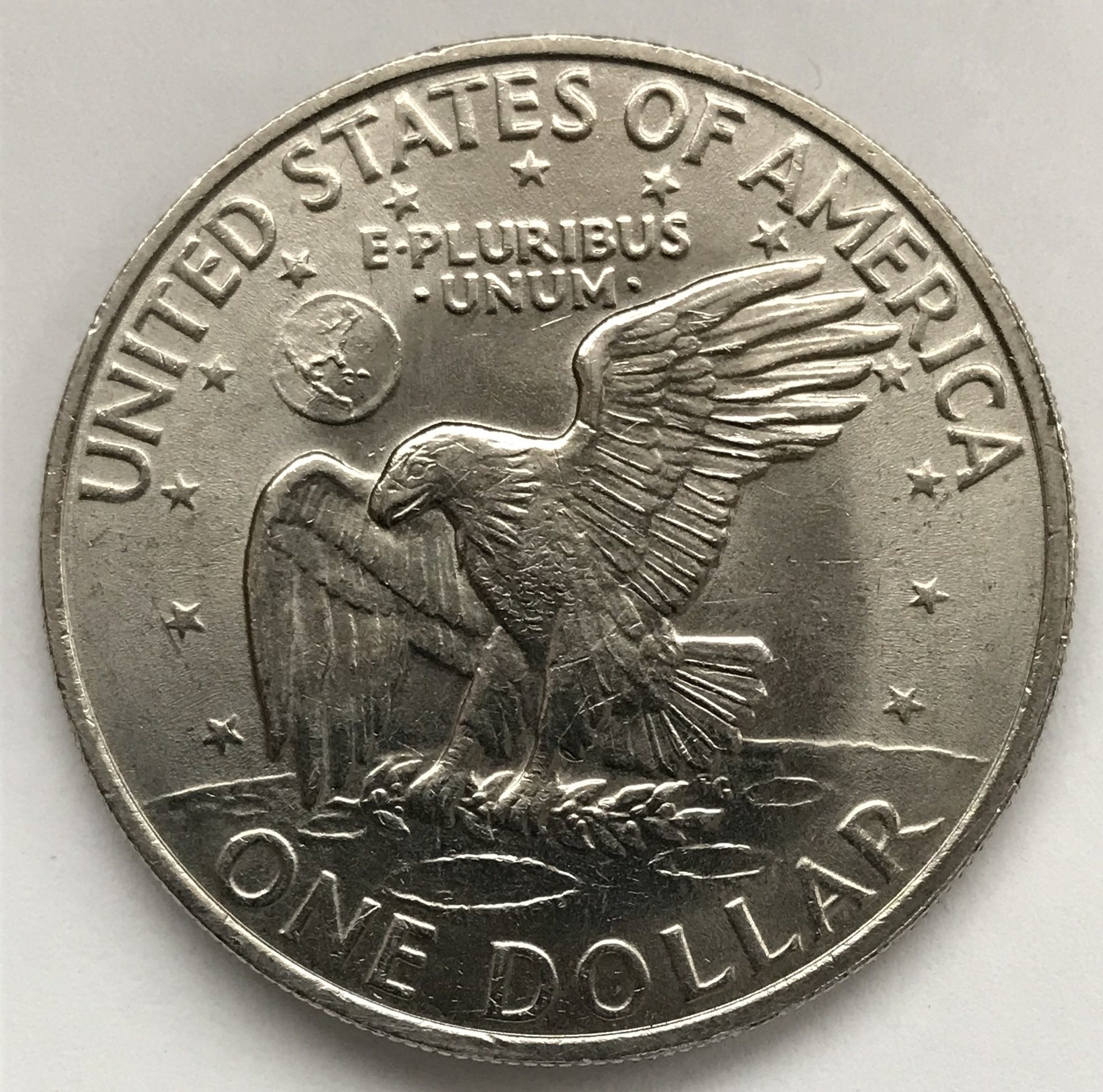 1971 D Eisenhower Dollar - Reverse.JPG