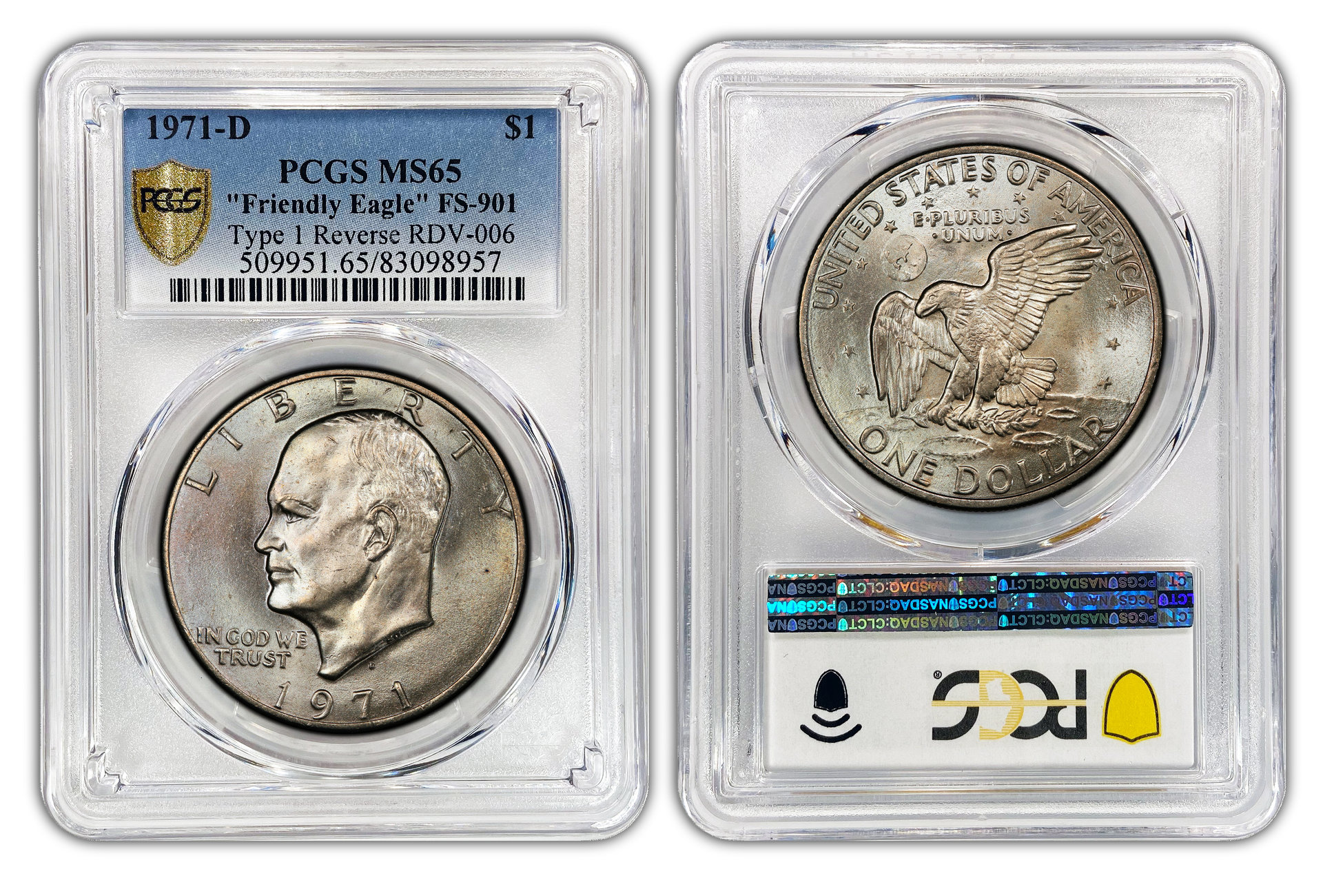 1971-D Eisenhower PCGS MS65 FEV 83098957 slab.jpg
