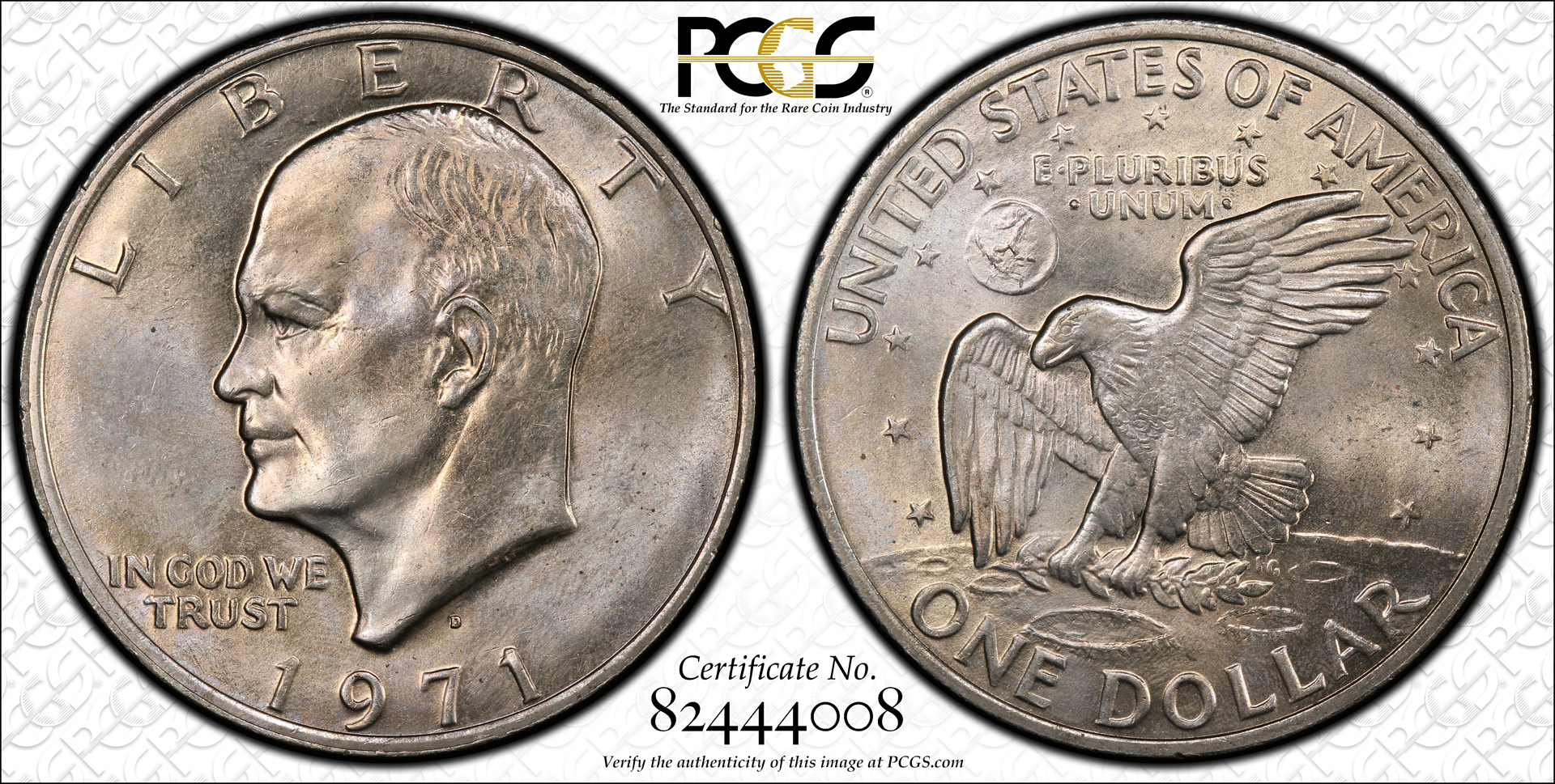 1971-D VEDS Eisenhower PCGS MS65 TrueView.jpg