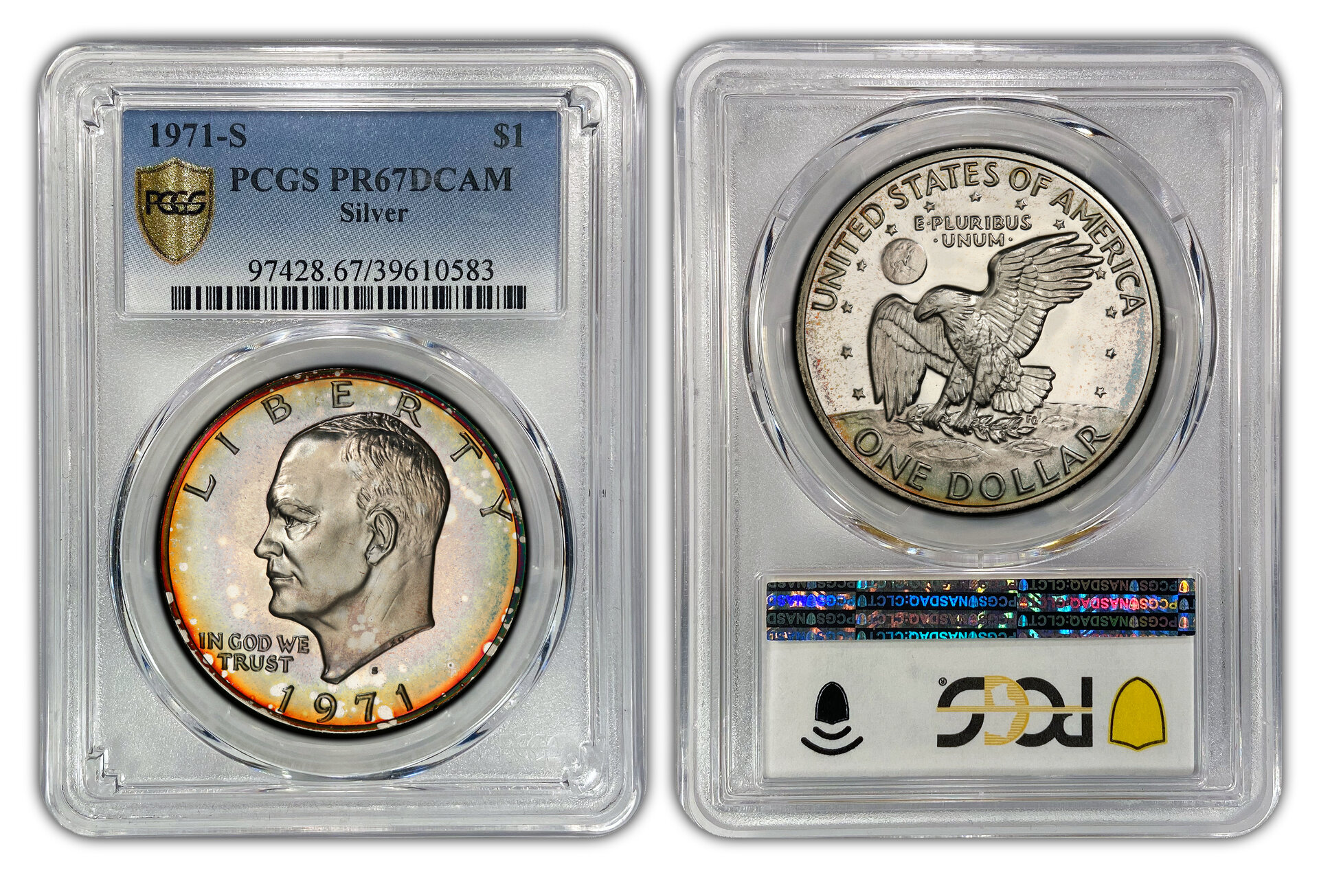 1971-S Eisenhower PCGS PR67DCAM 39610583 slab2.jpg