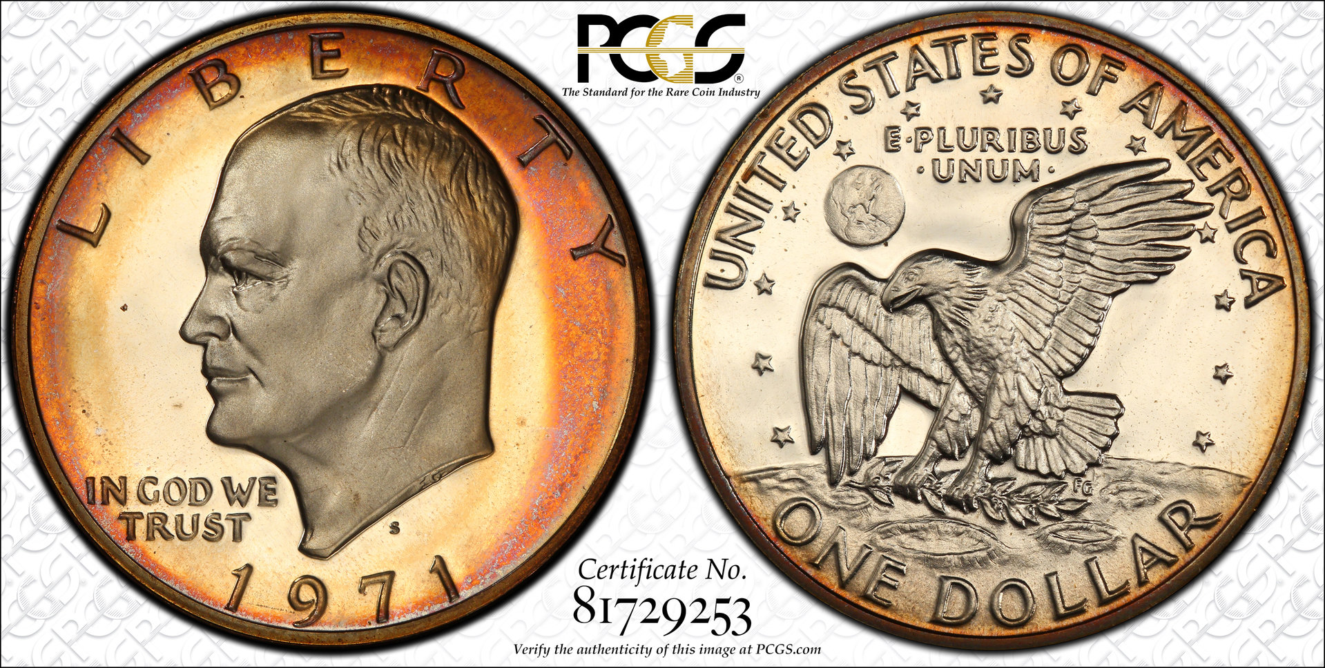 1971-S Eisenhower PCGS PR67DCAM 81729253 TrueView.jpg