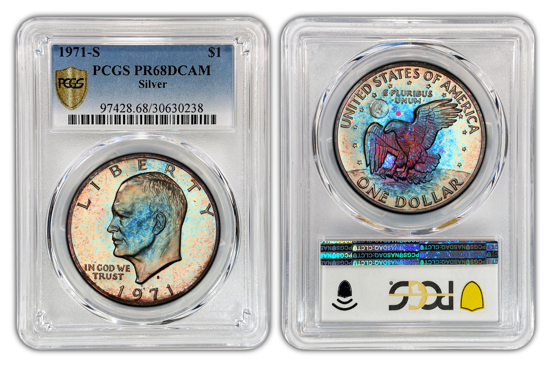 1971-S Eisenhower PCGS PR68DCAM 30630238 slab.jpg