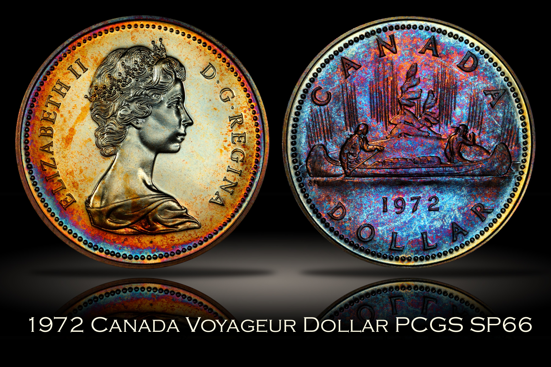1972 Canada Voyageur Dollar toned.jpg