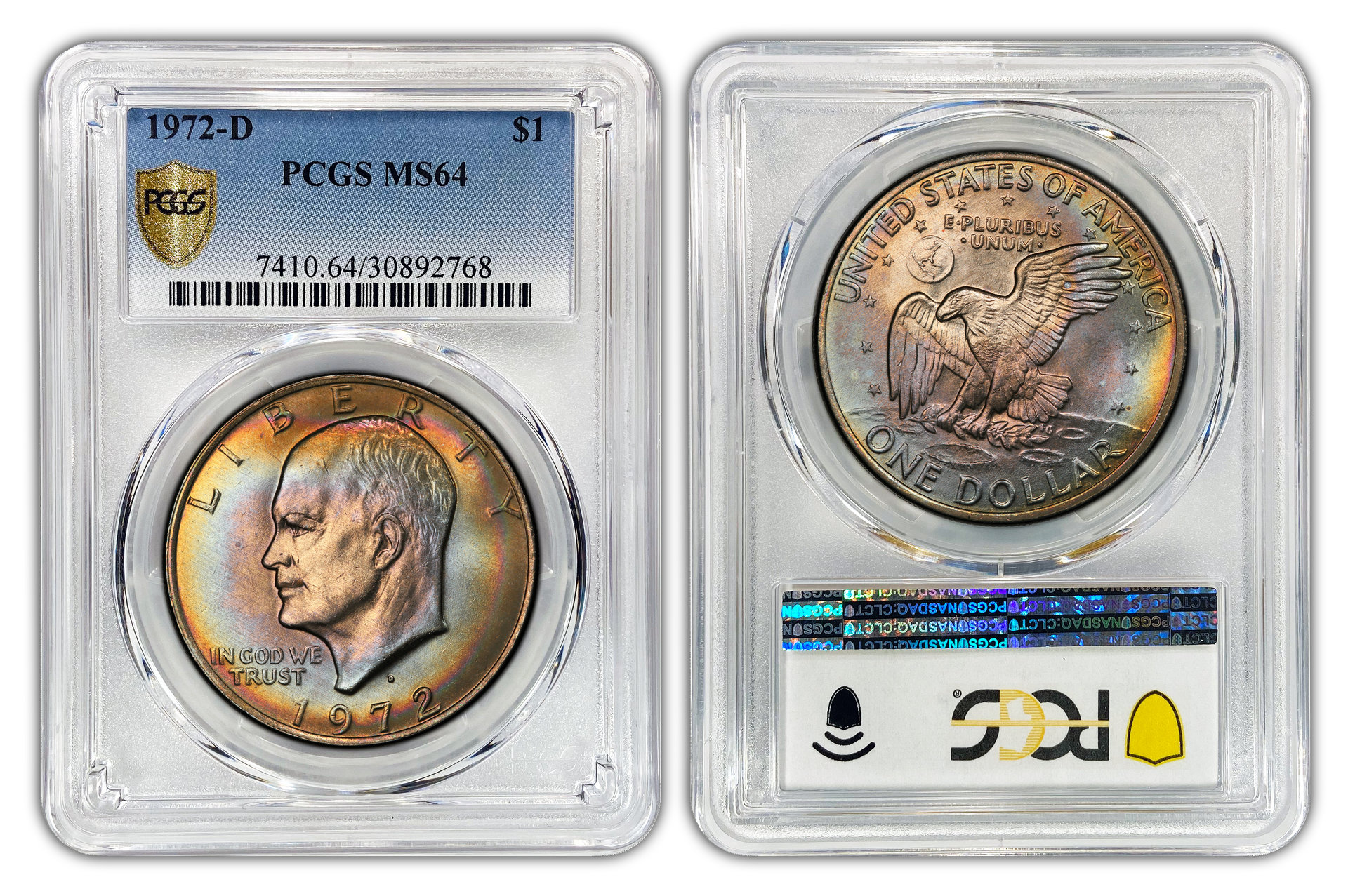 1972-D Eisenhower PCGS MS64 30892768 slab.jpg