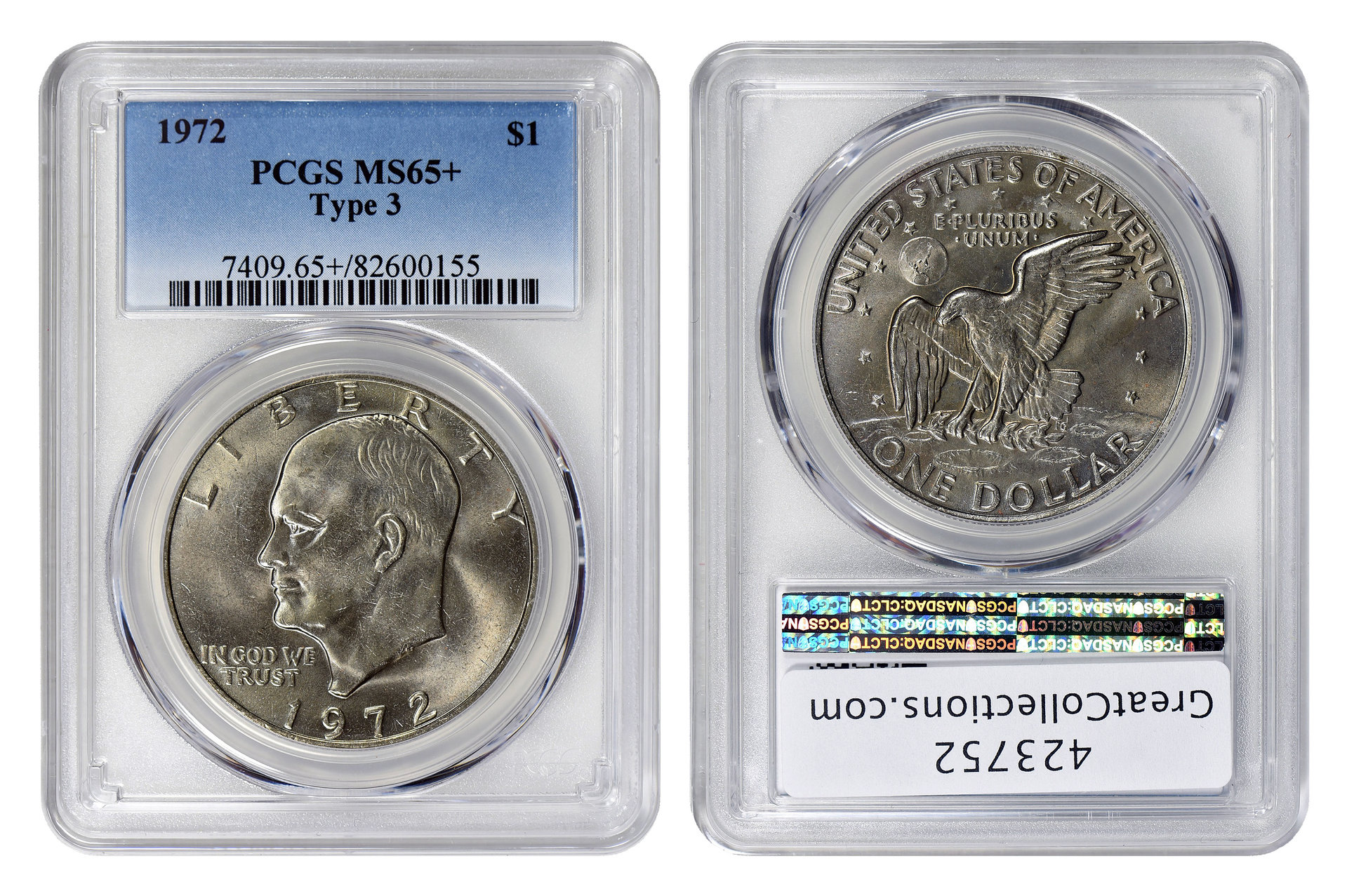 1972 Type 3 Eisenhower PCGS MS65+ slab.jpg