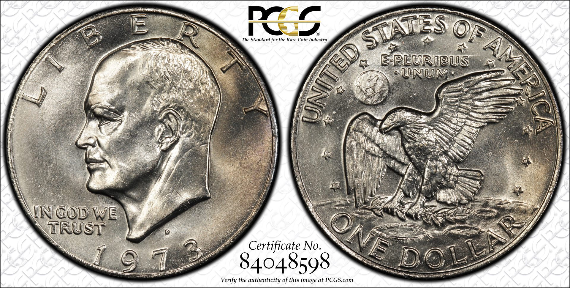 1973-D Eisenhower PCGS MS64 TrueView.jpg