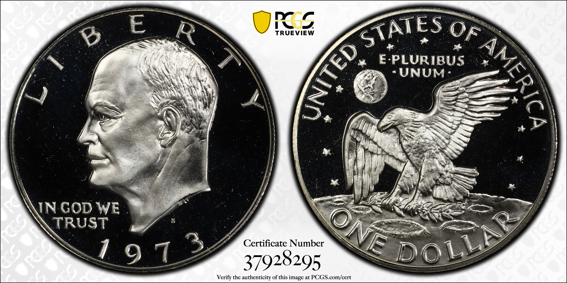 1973-S Eisenhower PCGS PR68DCAM TDO TrueView.jpg