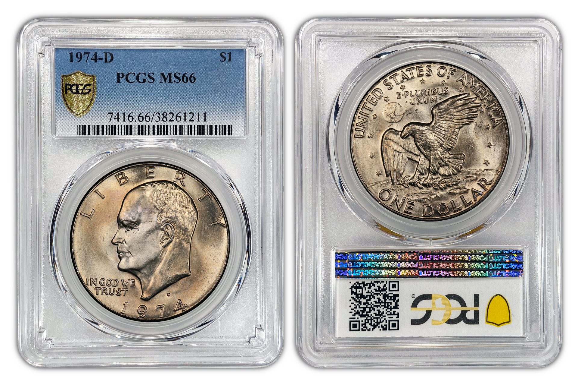 1974-D Eisenhower PCGS MS66 slab.jpg