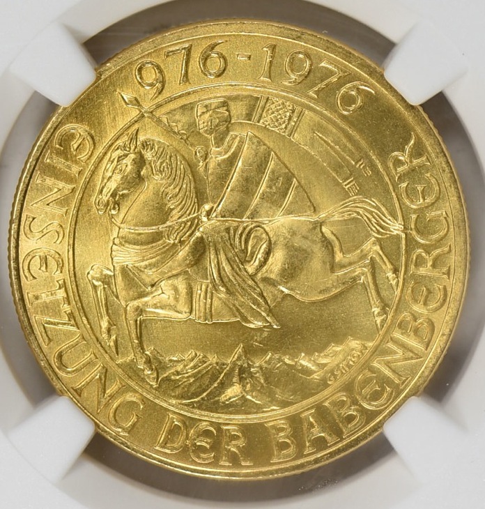 1976 Austria 1000 years Babenburg dynasty 1000 schillings Obv.jpg