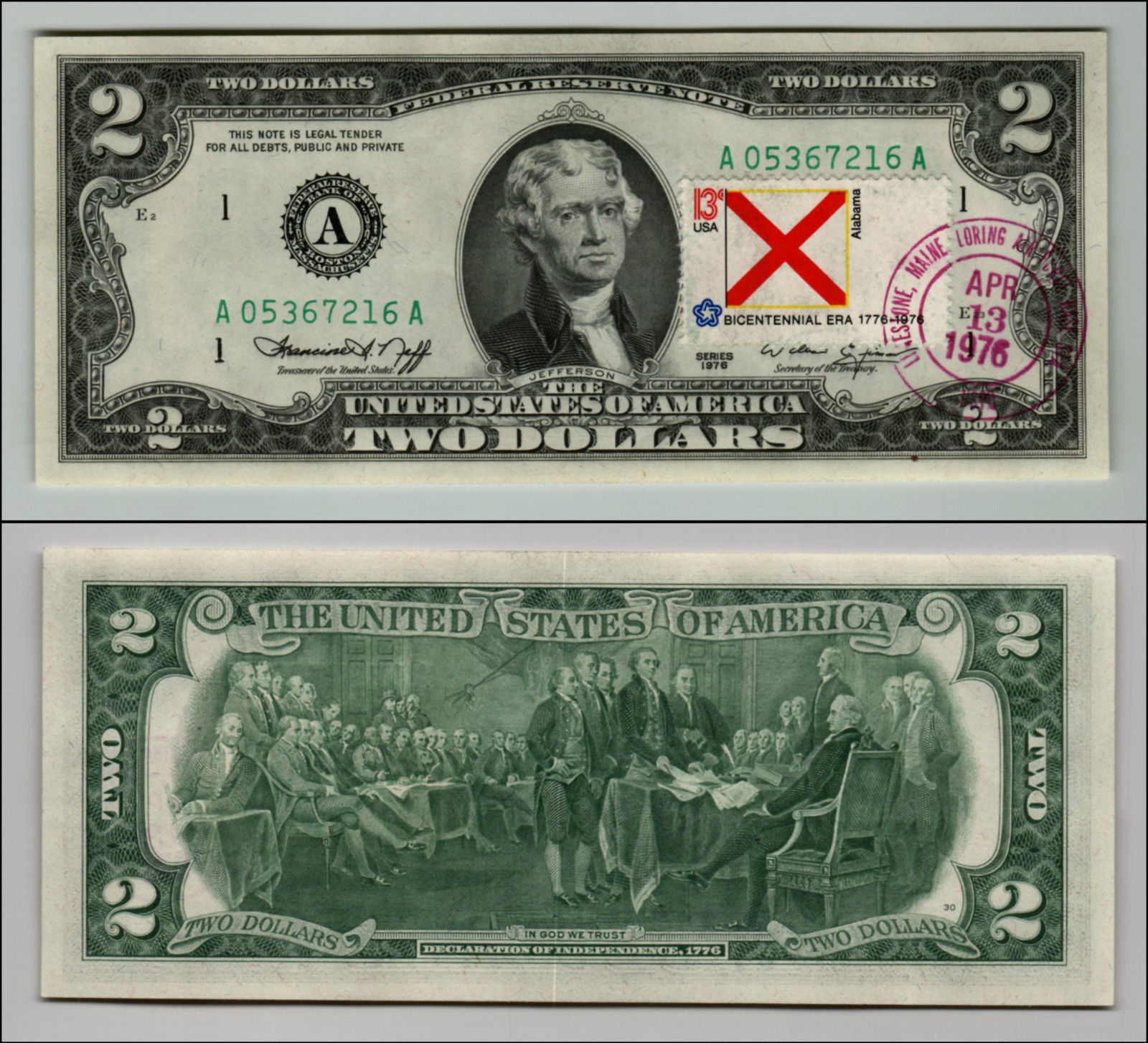 1976 Bicentennial Alabama 13cent stamp.jpg