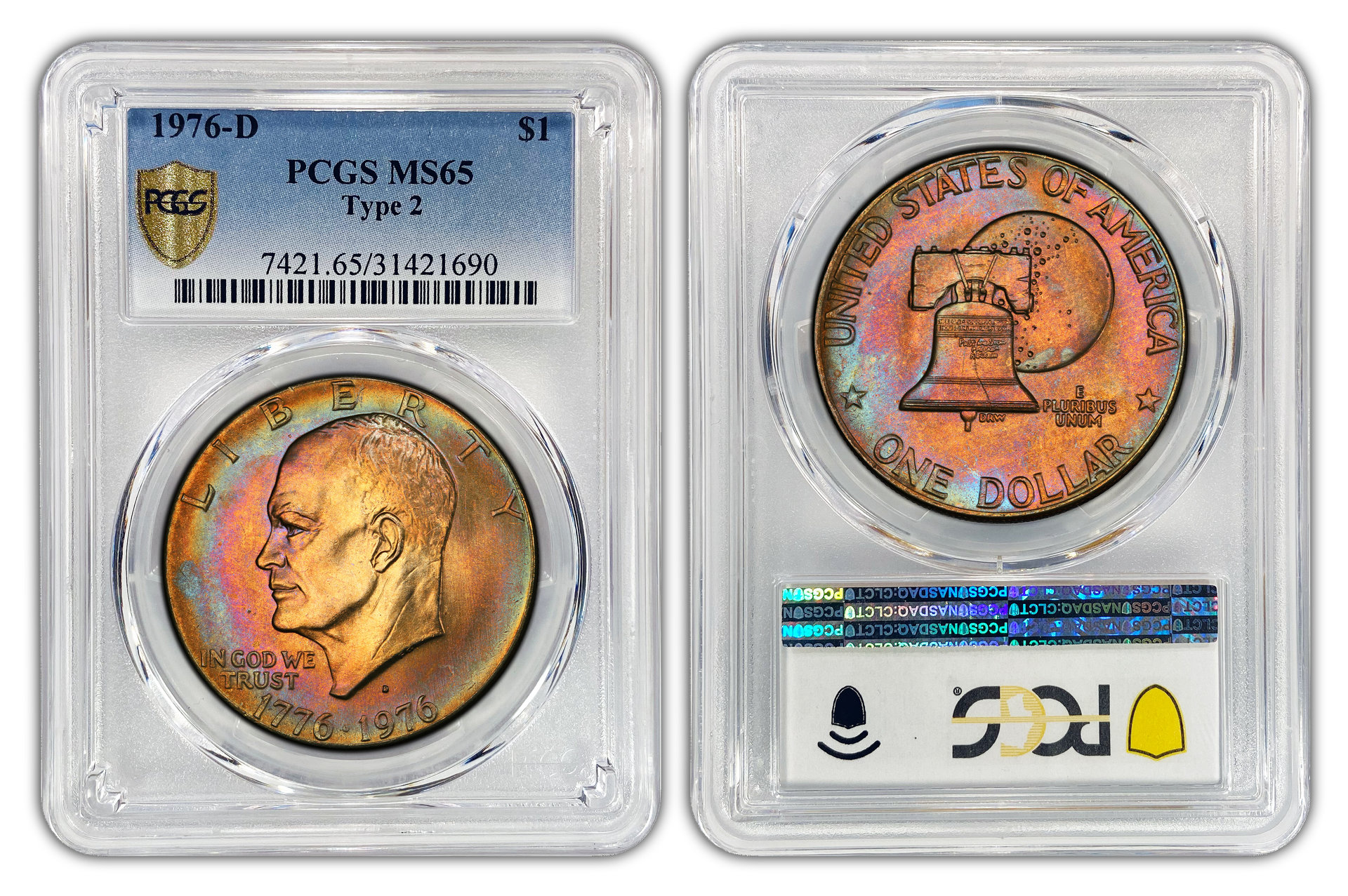 1976-D T2 Eisenhower PCGS MS65 31421690 slab.jpg