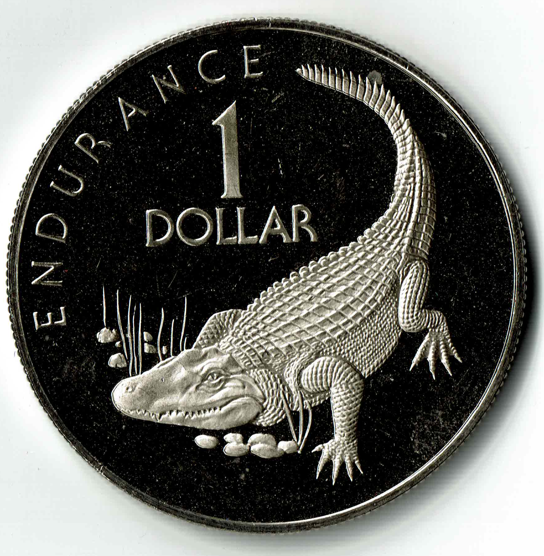 1976 Guyana 1 Dollar Proof .png
