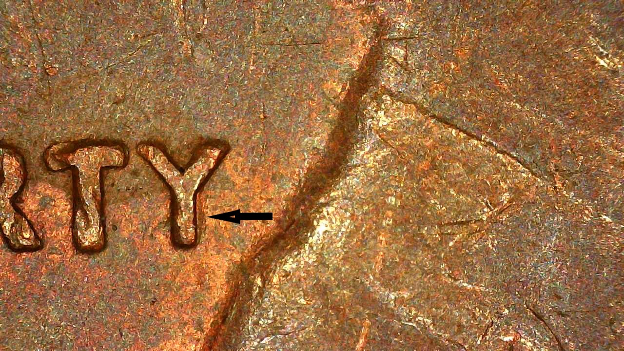 1977 D Cu Penny DDO.001.Yb.arrow.jpg