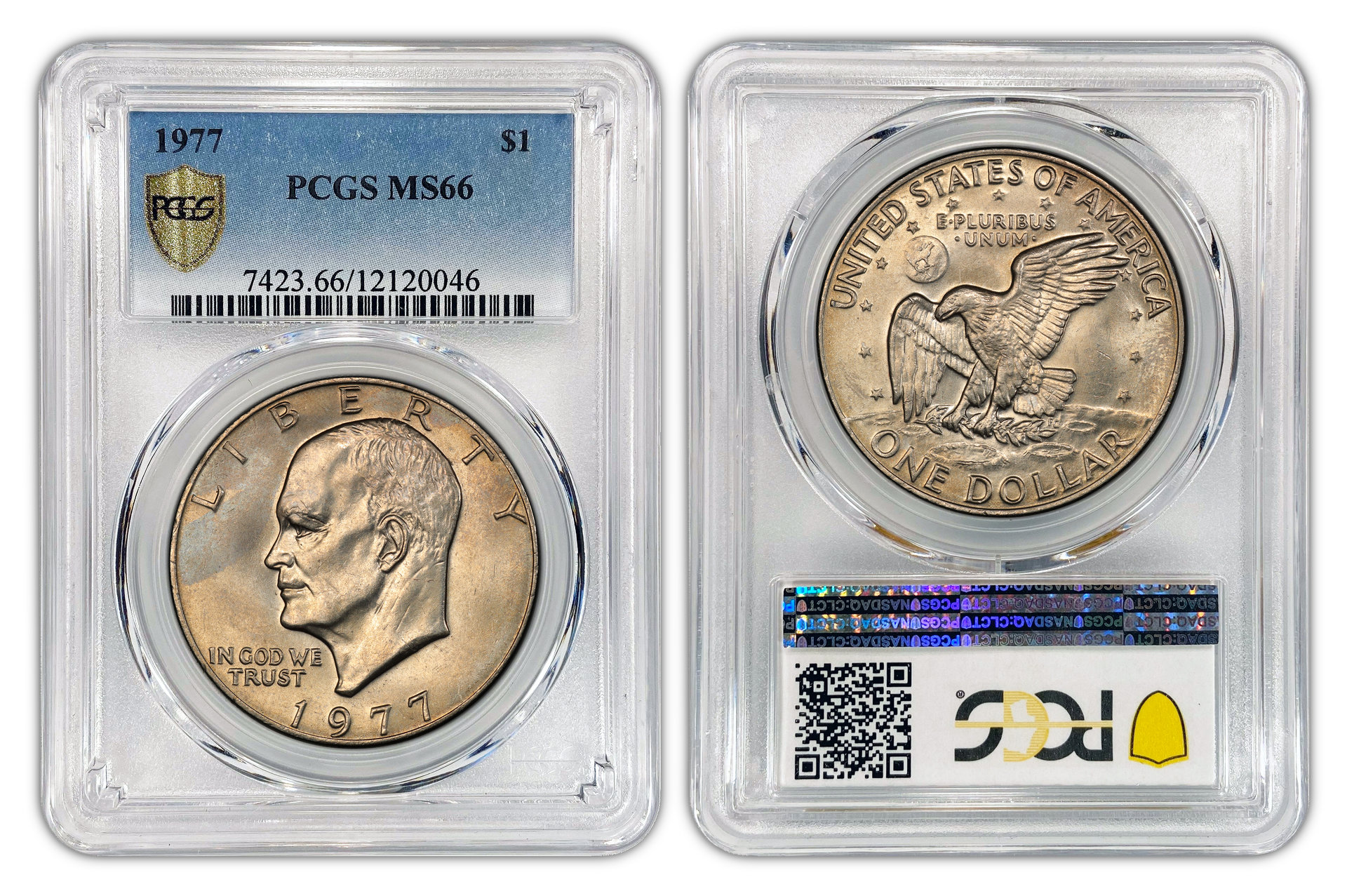 1977 Eisenhower PCGS MS66 new.jpg