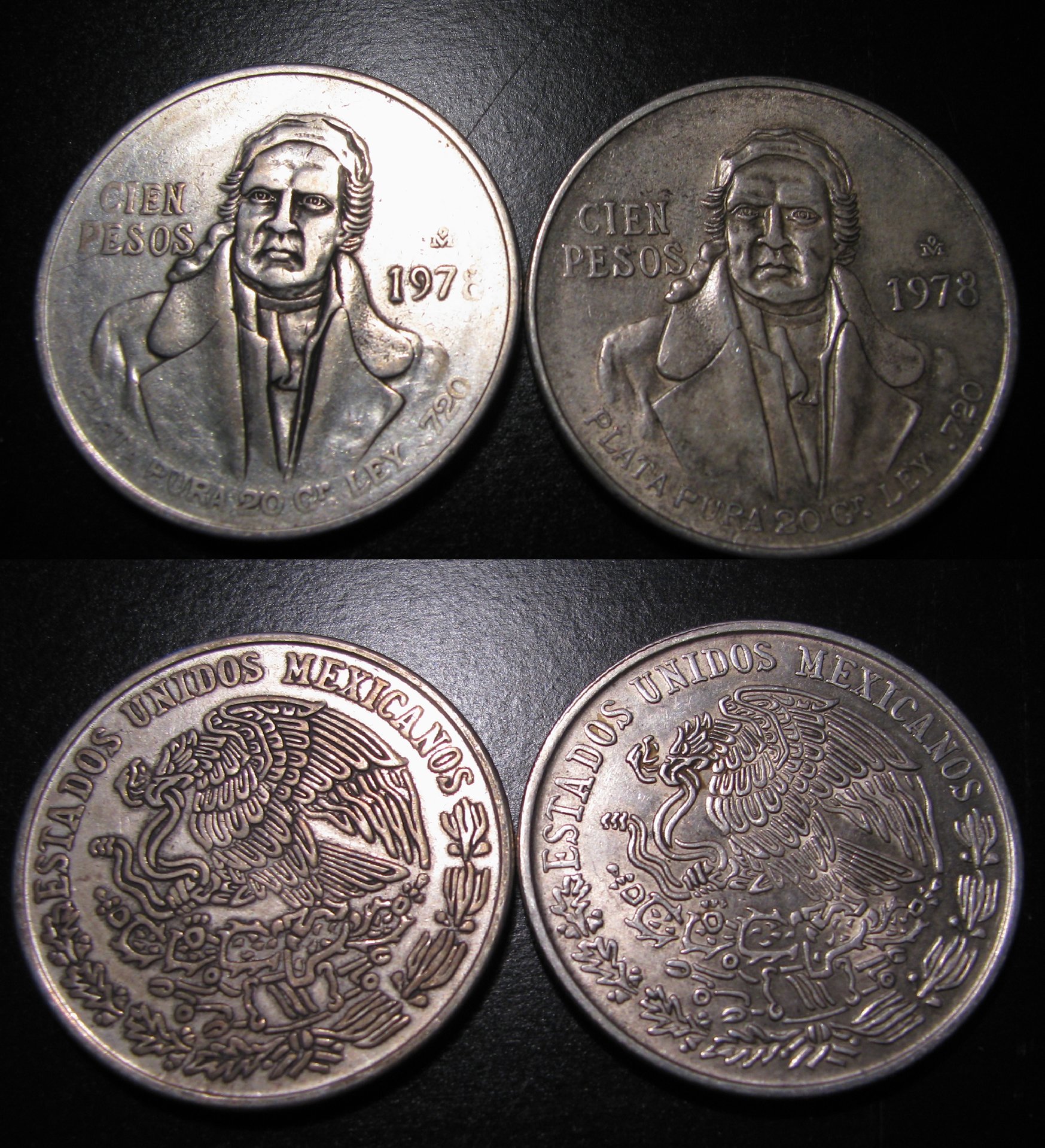 1978 Mexico 100 Pesos x2.jpg