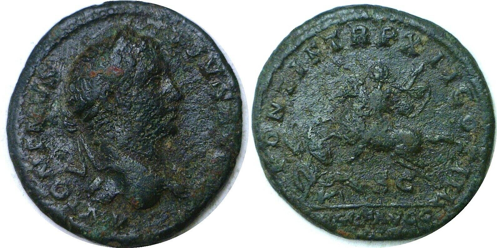 198-217 AD Roman Empire Caracalla Emperor On Horseback Bronze 25mm 7.66 Grams 29.jpg