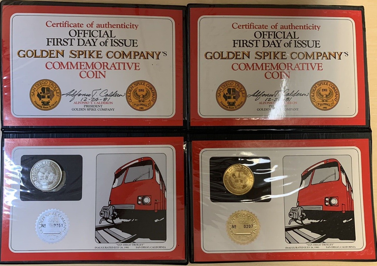 1981 Golden Spike Company Token  Medal Set.jpg