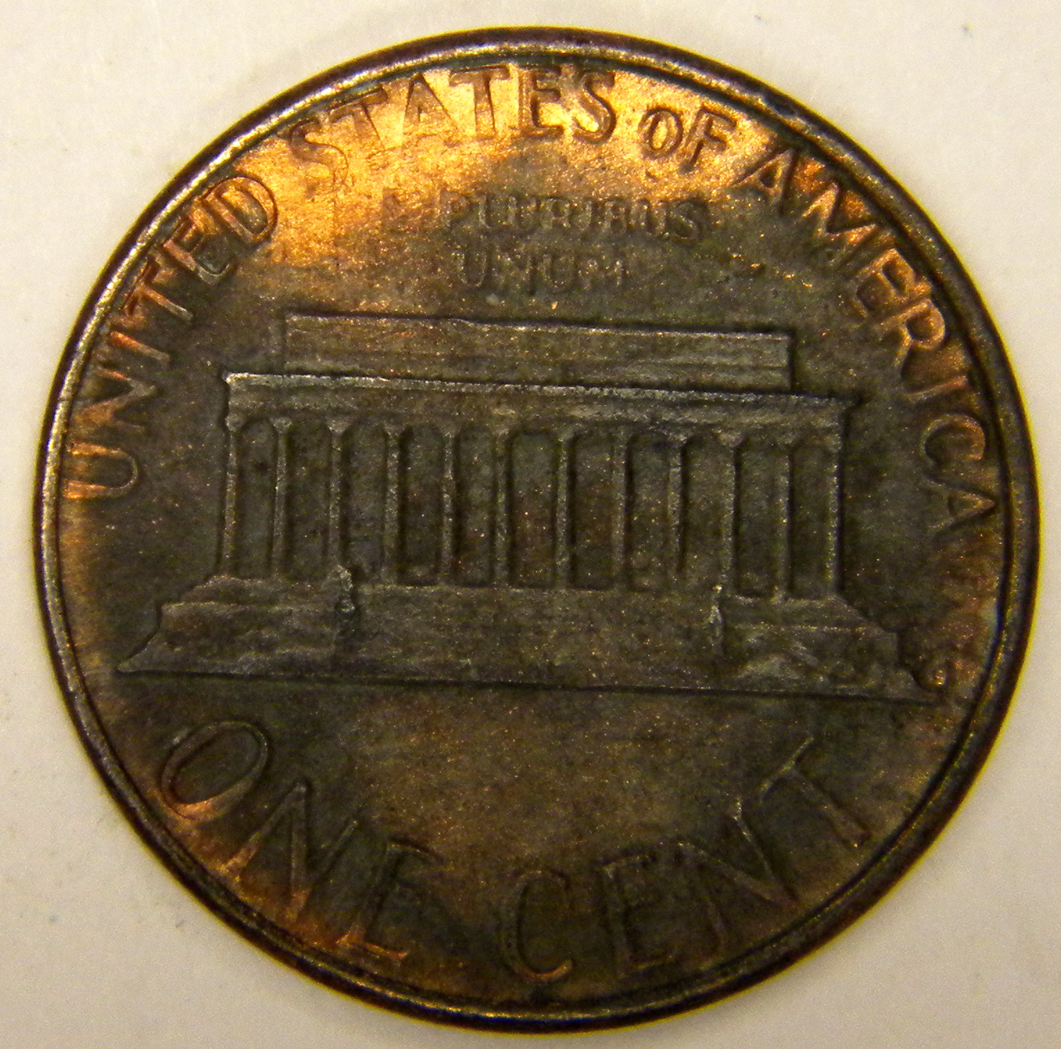 1982 Lincoln Zinc Penny (Large Date) Reverse.jpg