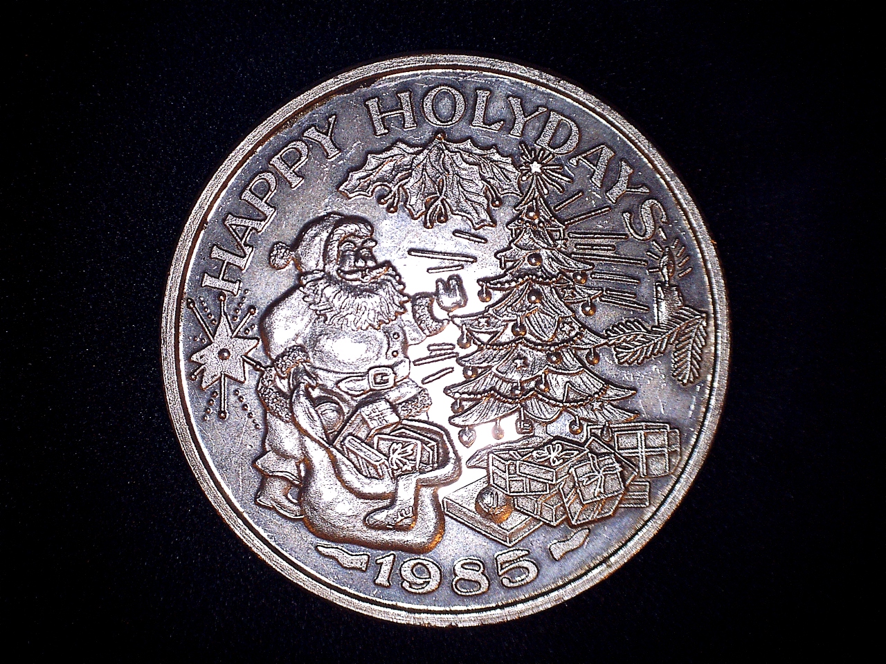 1985 Merry Christmas silver trade unit.jpg