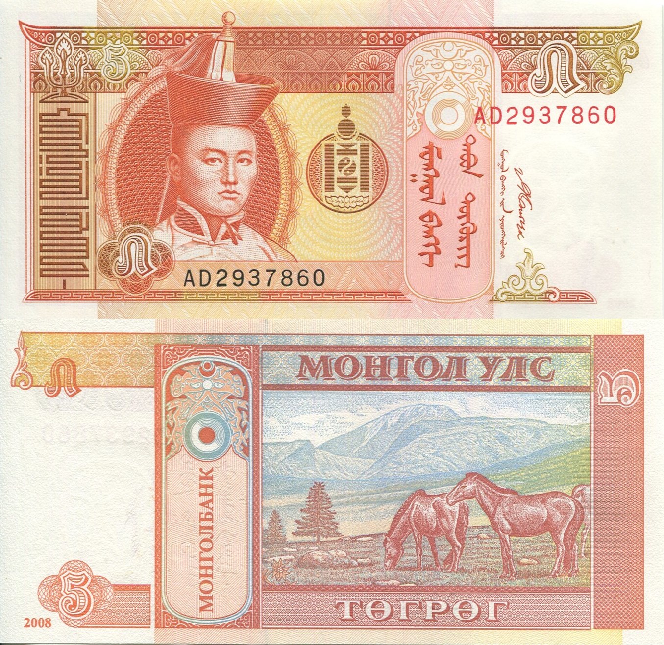 1993 MN 5 tugrik.jpg