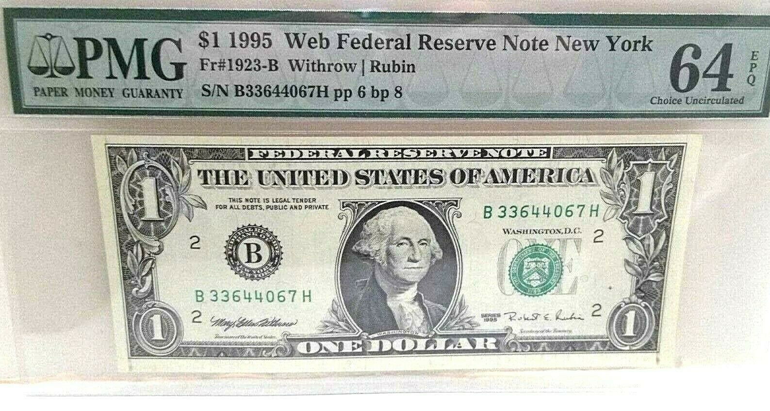 1995 $1 WEB Note, PMG64 front.jpg