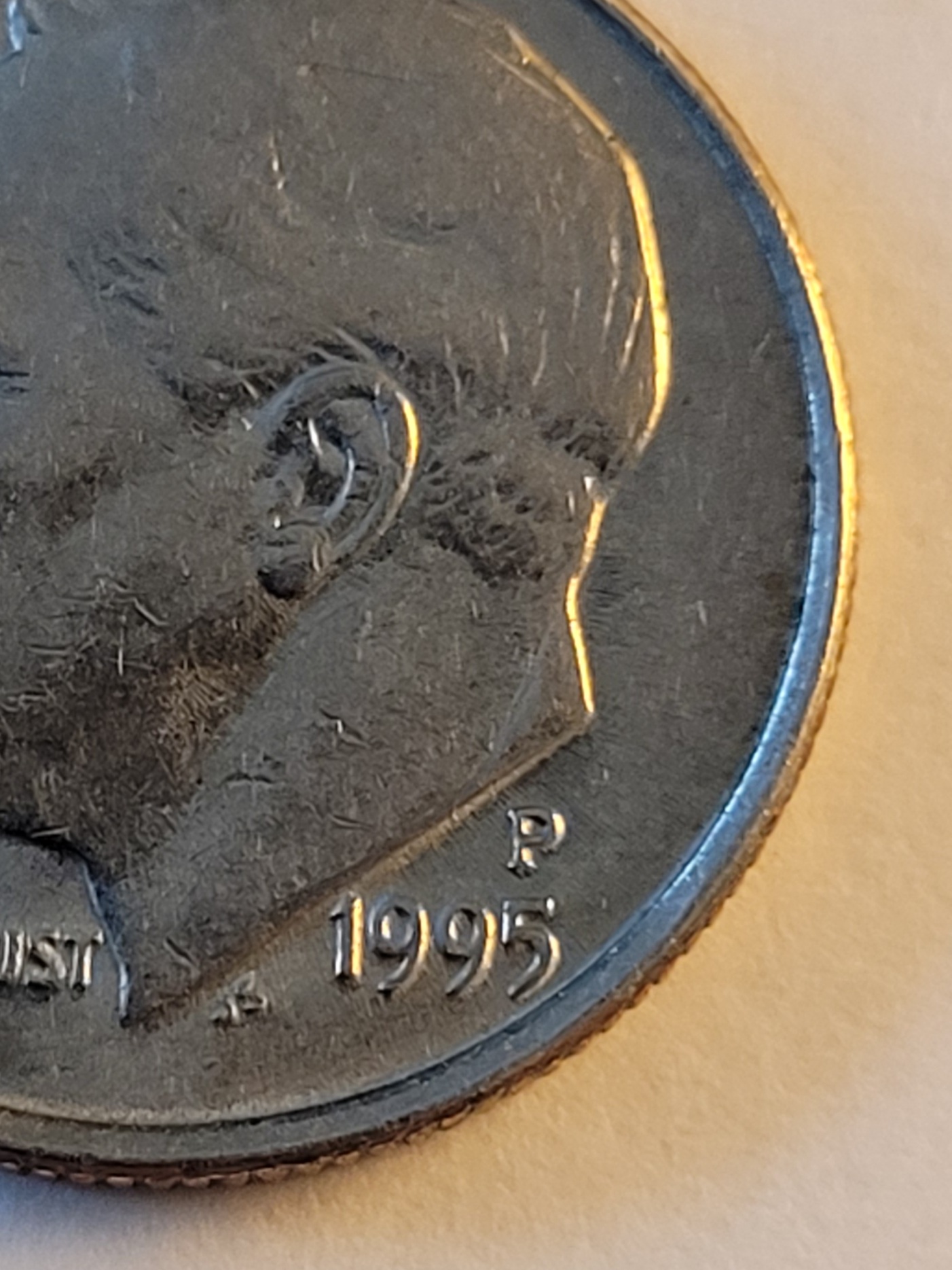 1995 Roosevelt Dime Philadelphia Off Center Strike, RPM.jpg 2.jpg