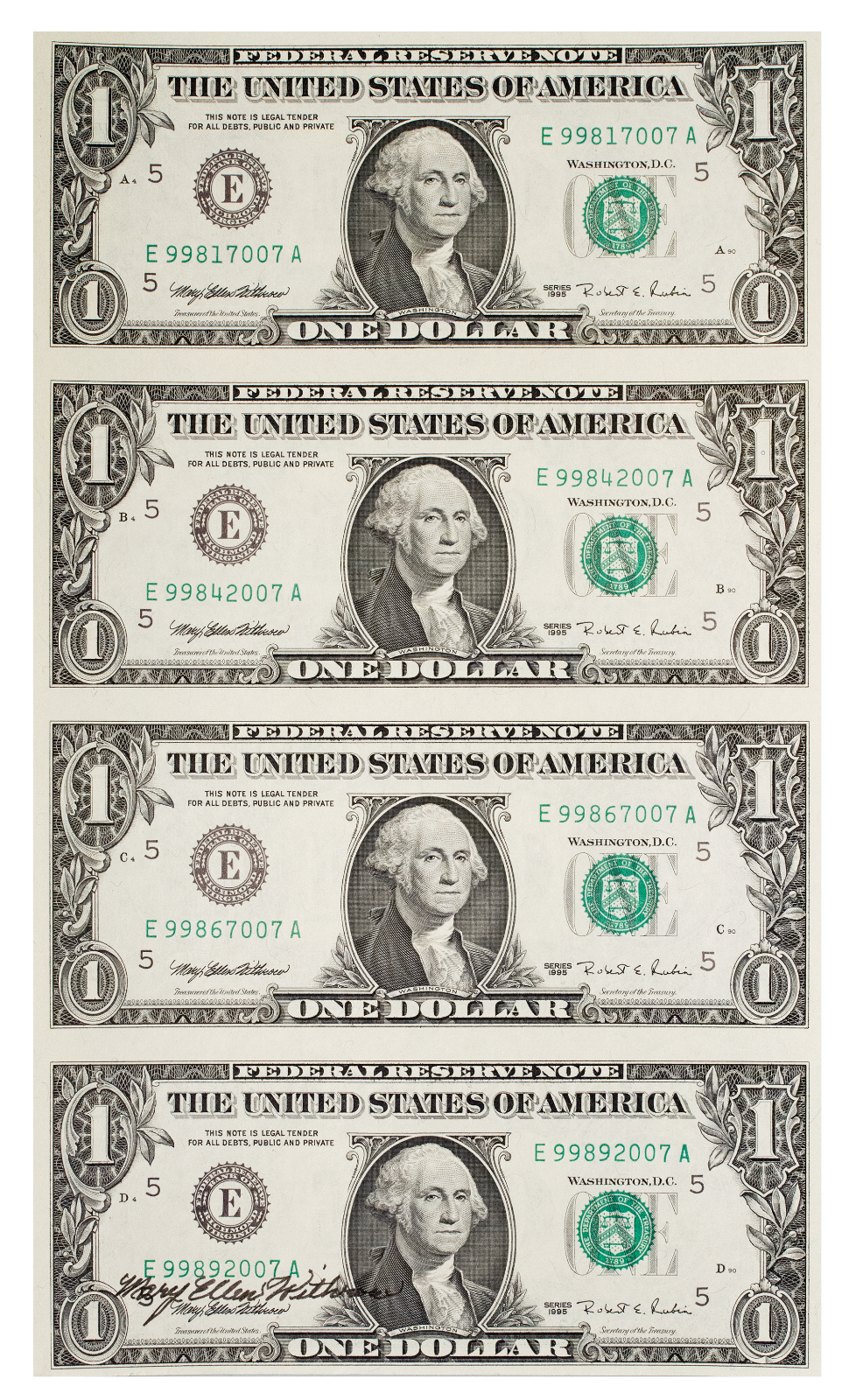 1995 uncut, signed $1 Notes front.jpg