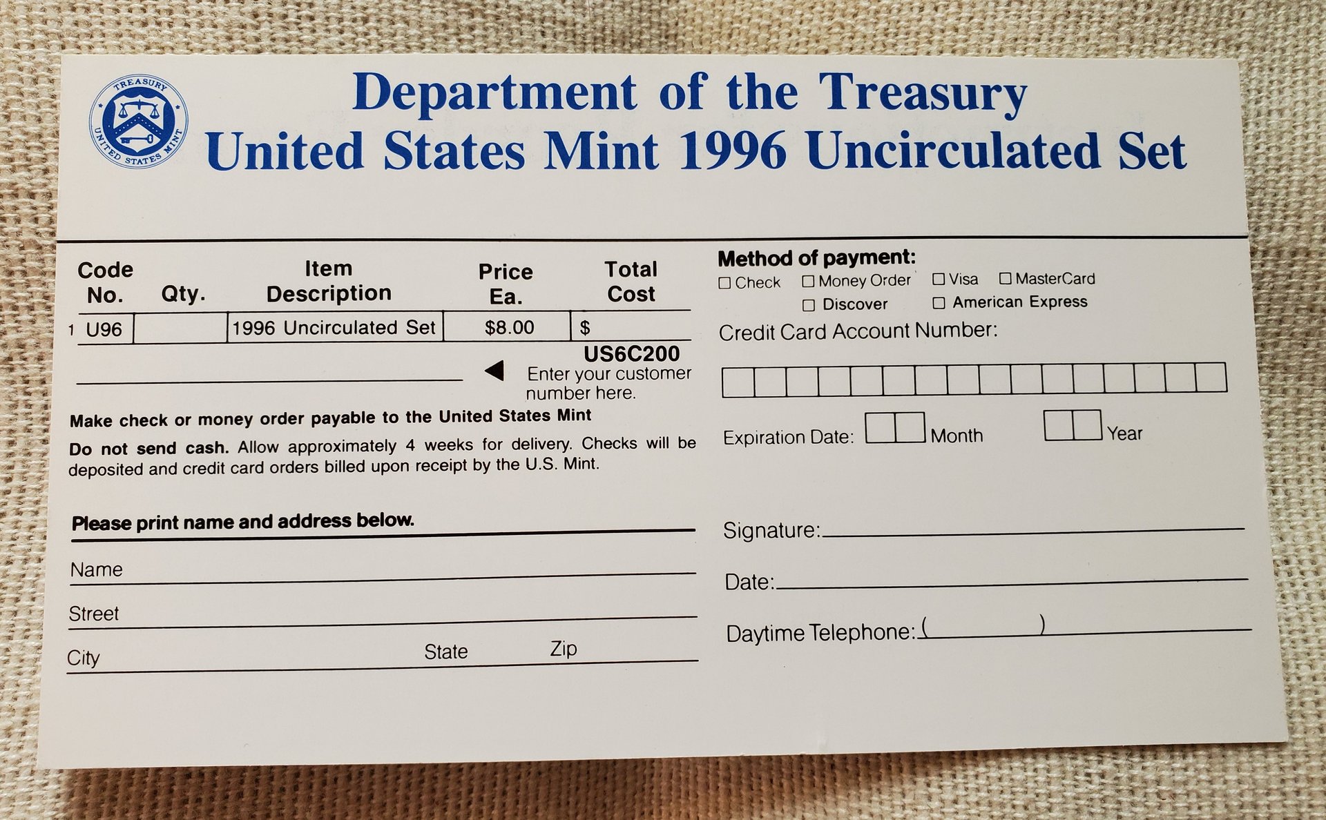 1996-US Uncirculated Set Reorder Form - Back.jpg