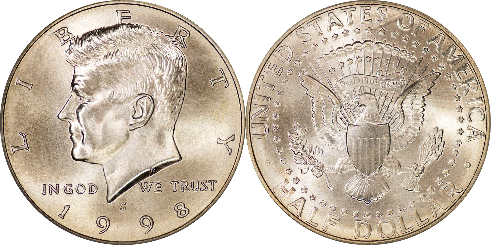 1998 S SP Kennedy Half PCGS MS69.jpg