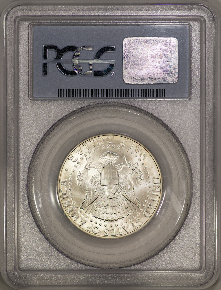 1998 S SP Kennedy Half PCGS MS69 Slab - Reverse copy.jpg