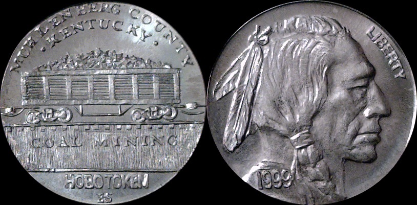 1999 Ron Landis Hobo Token Coal Car 1-horz-horz.jpg