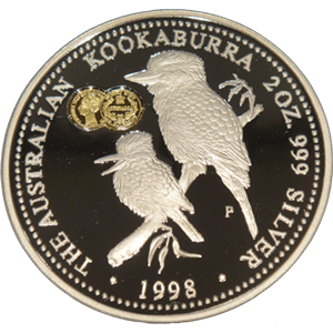 2 oz silver kookaburra Perth 1998 Mint Gold Privy.gif