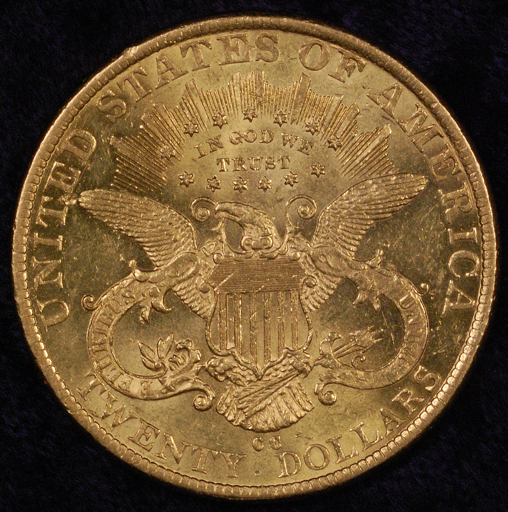 20 dollar gold Liberty 1890-cc rev.jpg