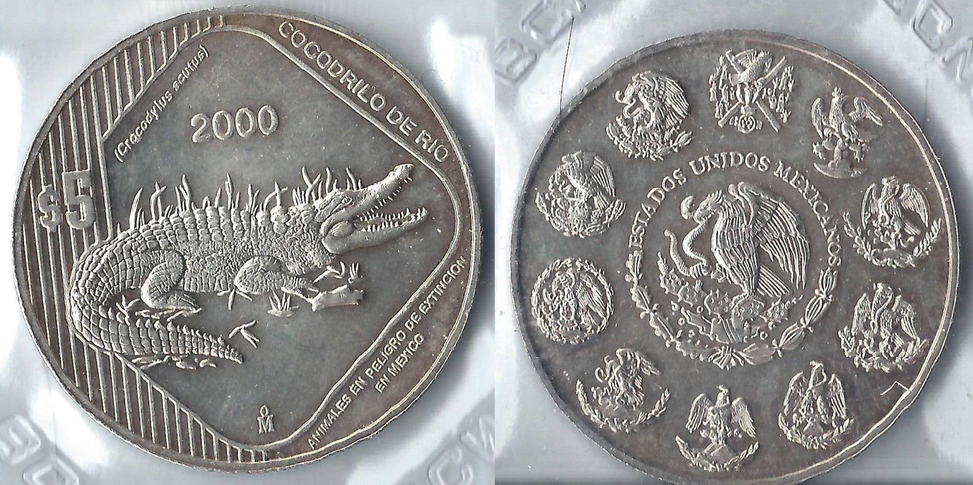 2000 mexico 5 pesos crocodile.jpg
