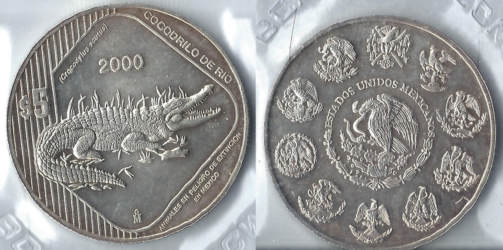 2000 mexico 5 pesos crocodile.jpg