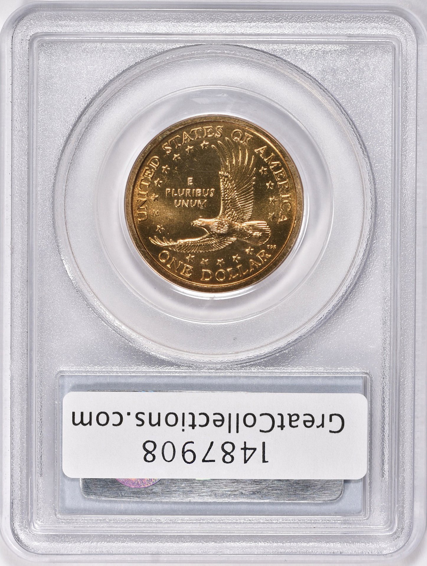 2000-P Sacagawea Dollar PCGS MS-67 73071608 Rev Slab Seller.jpg
