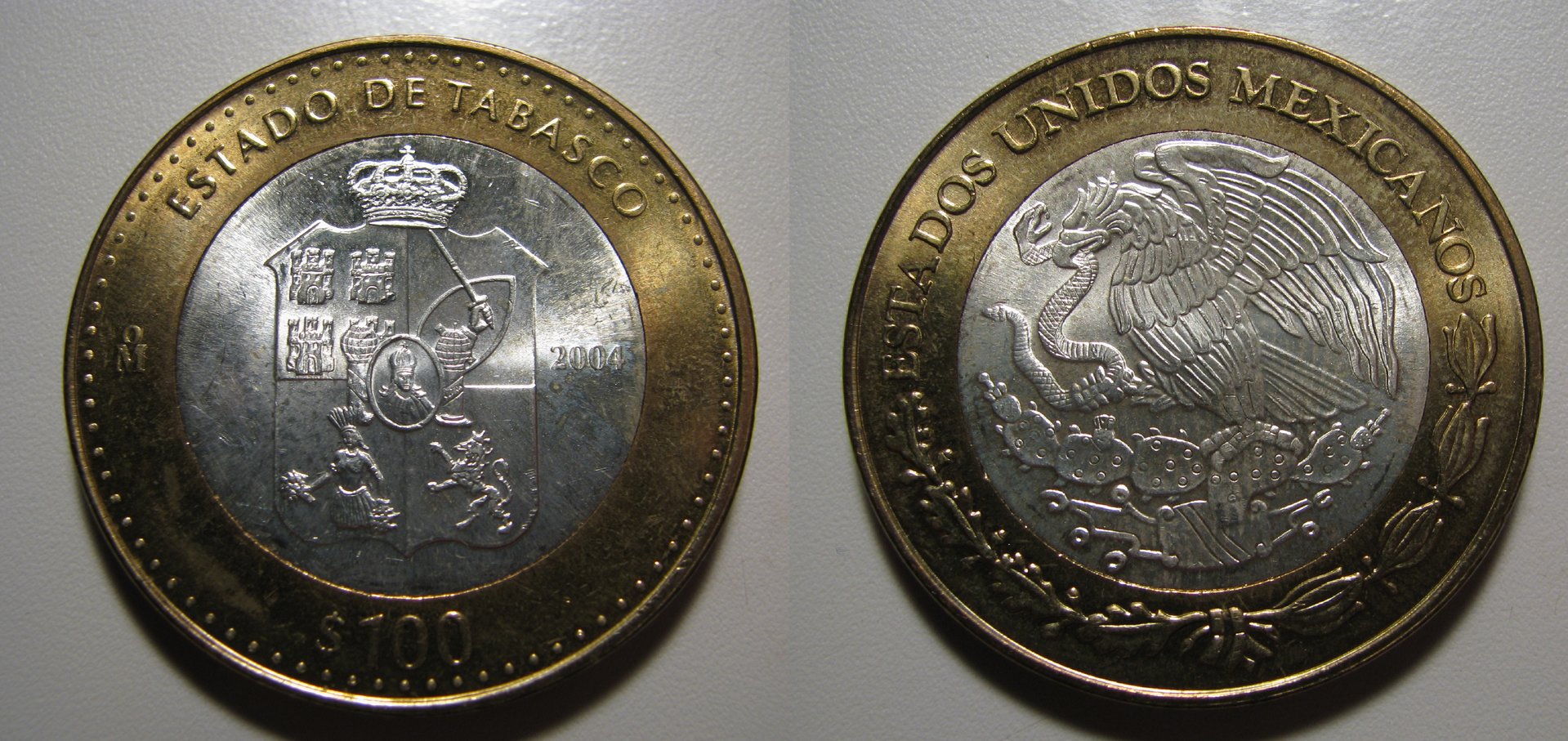 2004 Mexico 100 Pesos Tabasco.jpg