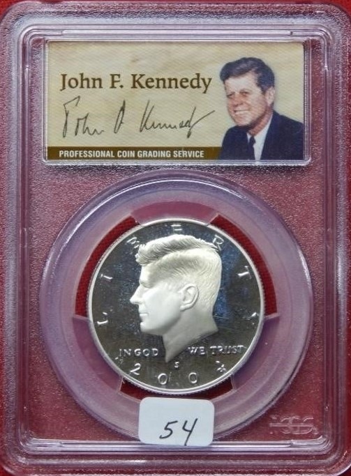 2004 S Kennedy Silver Half Dollar PR69 obv 1.jpg