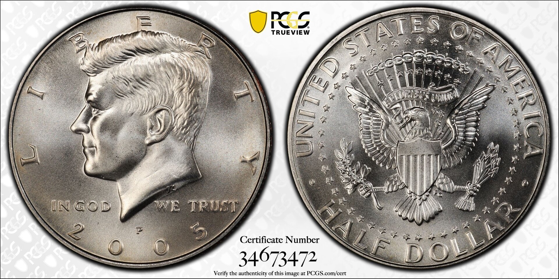 2005 50C HALF DOLLARS - KENNEDY PCGS SP68 34673472 TrueView.jpg