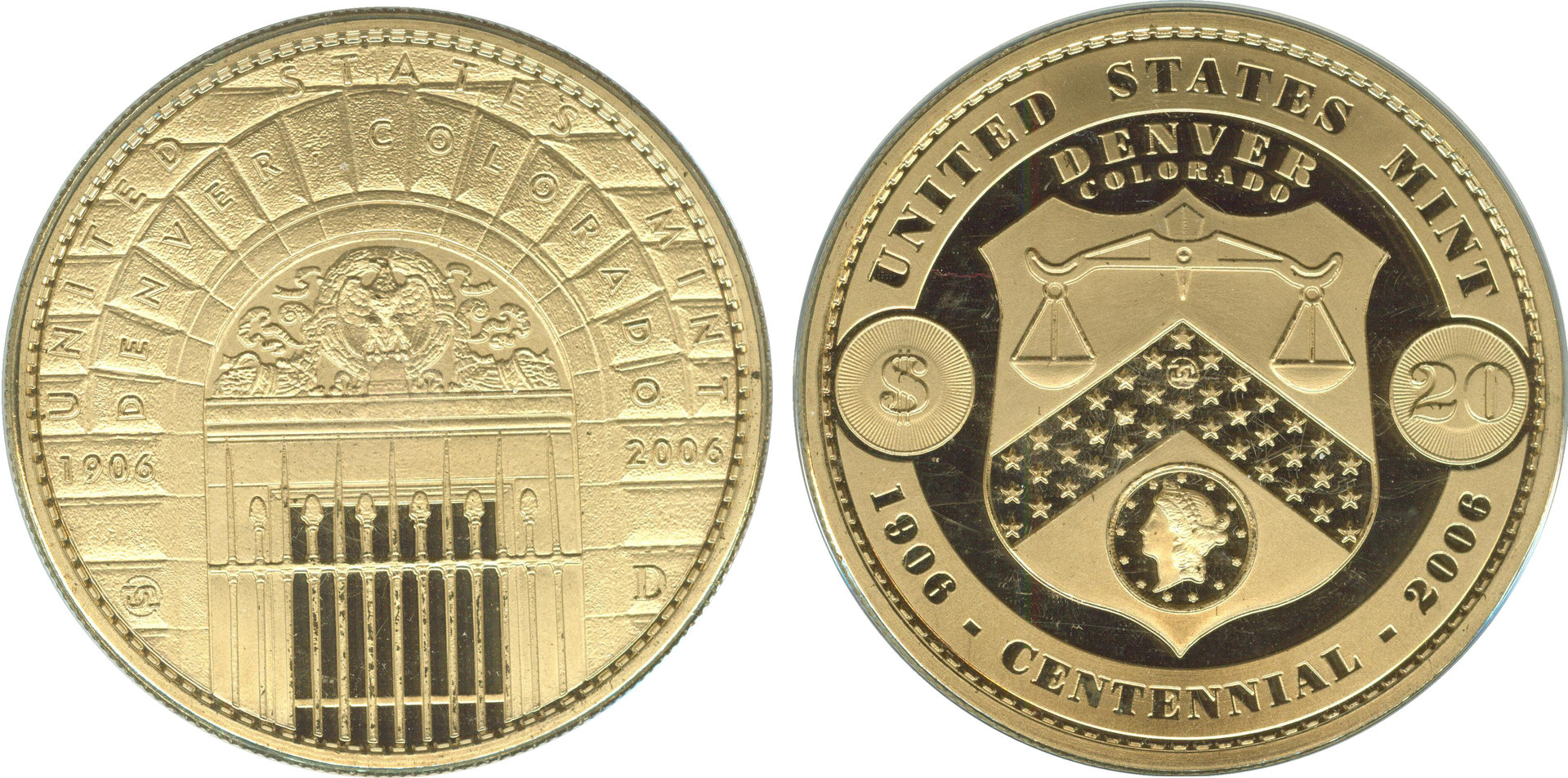 2006-D US Denver Mint 100th Anniversary Centennial Token Brass.jpg