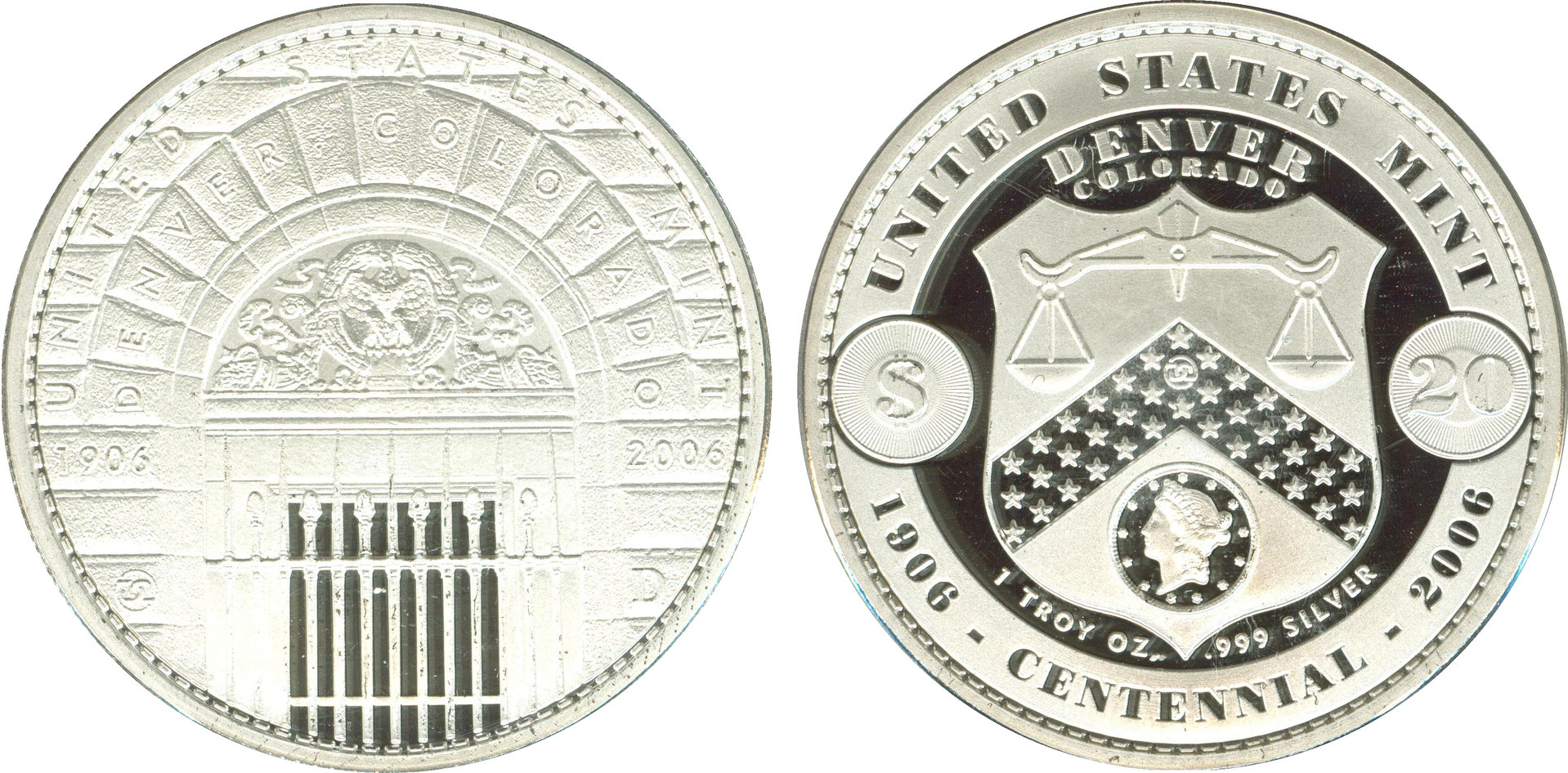 2006-D US Denver Mint 100th Anniversary Centennial Token Silver.jpg