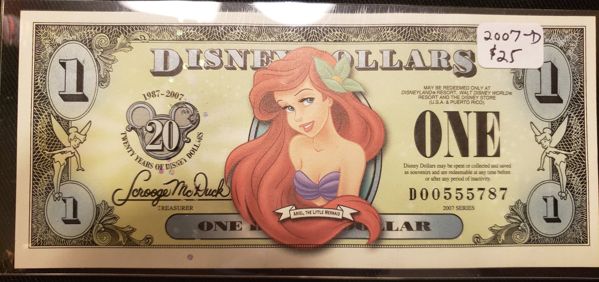 2007 Disney Dollar Ariel.jpg