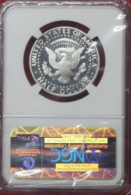 2008 S Kennedy Half Dollar Silver Pr69 rev.jpg