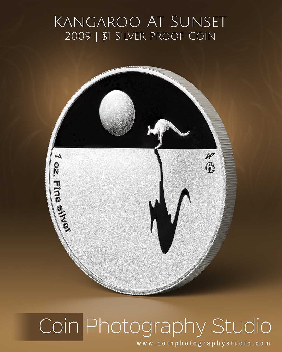 2009-Kangaroo at Sunset-Perth Mint 1 oz Silver Proof-4.jpg