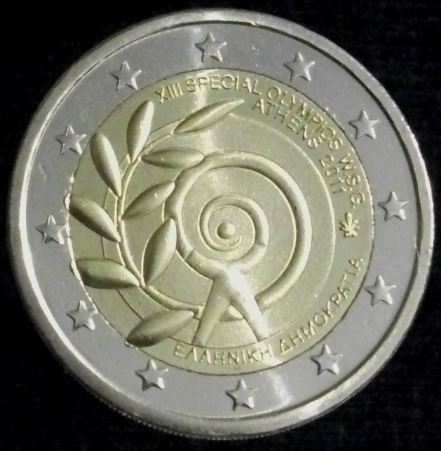 2011 Greece 2 Euros - Special Olympics.JPG