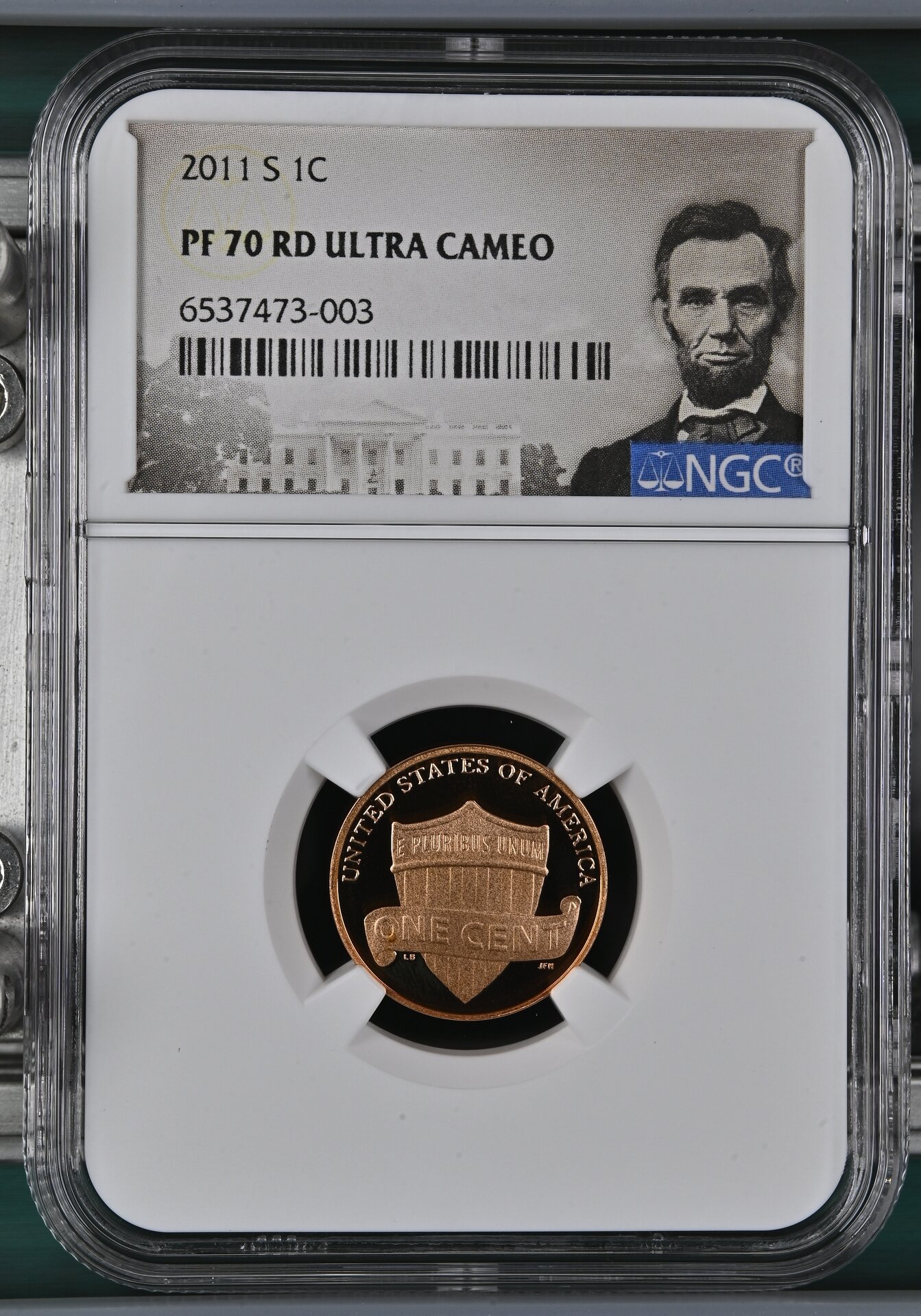 2011S 1C PF70 RD Ultra Cameo NGC 6537473-003 Slab Obverse.jpg